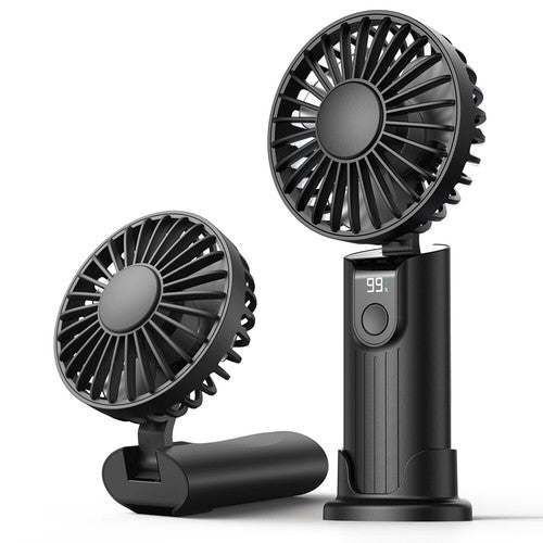 3 in 1 Portable Handheld Fan Foldable Fan Cooler Cooling 5000mAh Rechargeable US